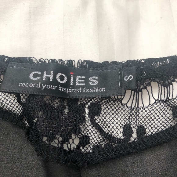 SOLD Choies Black Lace Kimono - Picture 2 of 4